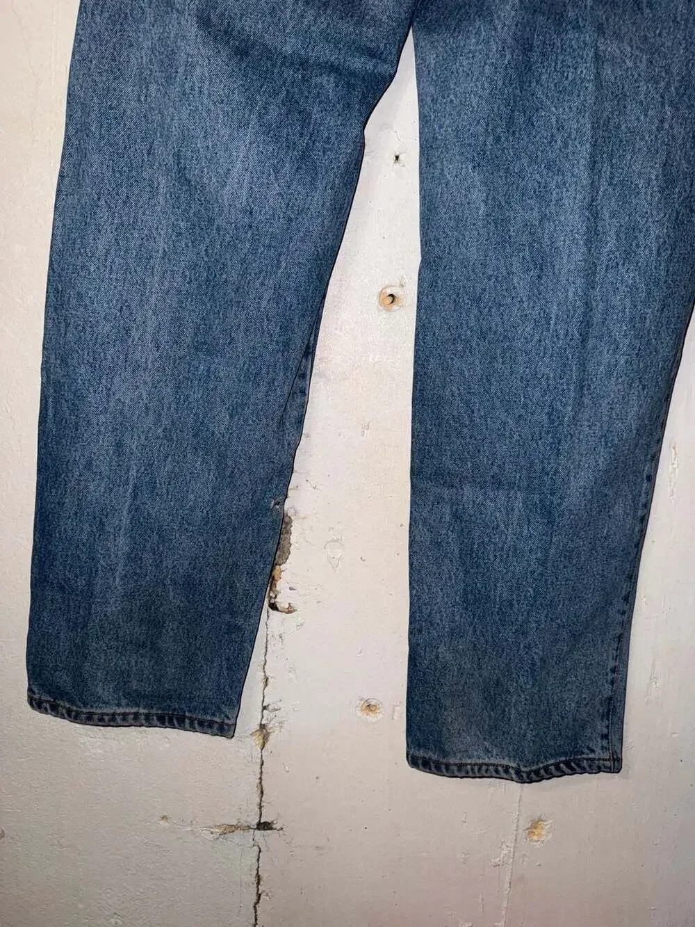 Vintage Fila Relaxed Fit Straight Leg Blue Denim Jeans Size 37x31